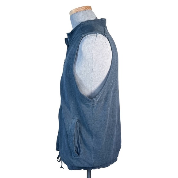 The Territory Ahead Men’s Cotton Double Layered Charcoal Gray Zip Front Vest L - Picture 8 of 11